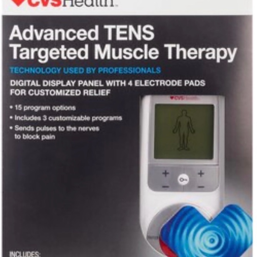 CVS Health Advanced TENS Targeted Muscle Therapy Device - White